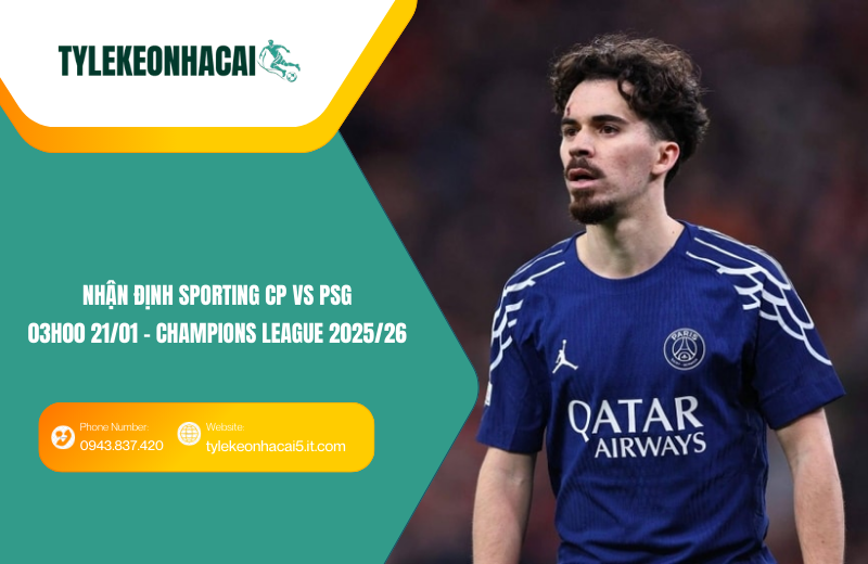 Đội hình dự kiến trước trận Sporting CP vs PSG